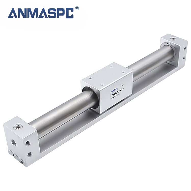 Stangloze magnetische koppelingsgeleider Pneumatische luchtcilinder